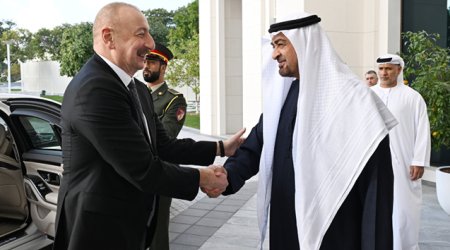 İlham Əliyev BƏƏ Prezidenti ilə görüşüb