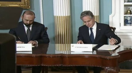 ABŞ və Ermənistan strateji tərəfdaşlıq sazişi imzalayıb