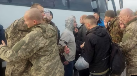 Rusiya və Ukrayna aralarında hərbi əsirləri dəyişiblər