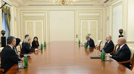 İlham Əliyev “Franklin Templeton” şirkətinin Baş icraçı direktoru və prezidentini qəbul edib