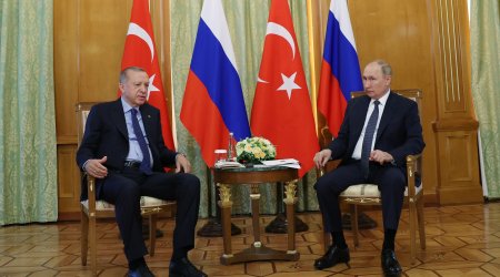Putin Ərdoğana başsağlığı verib