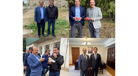 Türkiyə səfiri Hikmət Hacıyevlə görüşüb