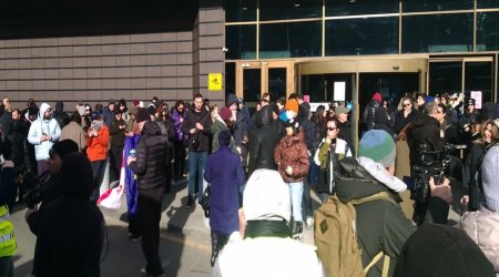 В Тбилиси митингующие частично перекрыли выезд из города