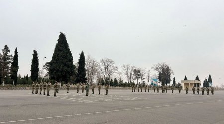 Hərbi vəzifəlilərin növbəti təlim toplanışı başlayıb