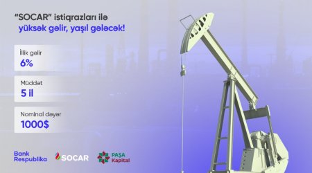 SOCAR-ın “yaşıl” istiqrazlarını Mobil Şöbə vasitəsilə sifariş edə bilərsiniz