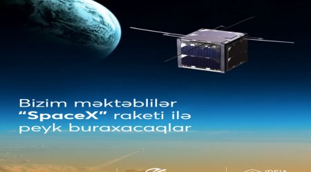 Məktəblilər ilk dəfə “SpaceX” raketi ilə orbitə peyk buraxacaqlar