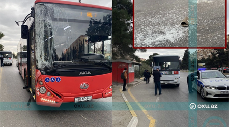 Sumqayıtda sərnişin avtobusları toqquşub