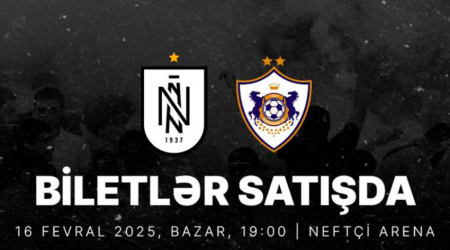 "Neftçi"– “Qarabağ” matçının biletləri satışa çıxarılıb