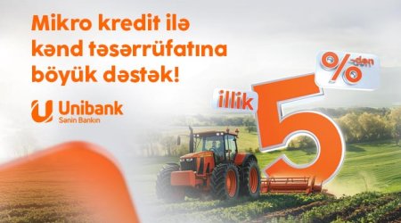 Unibank sərfəli mikro kreditlər təklif edir