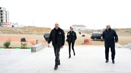 Prezident və xanımının Ağdam səfərindən - Fotolar