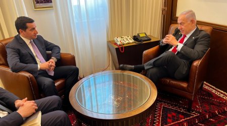 Hikmat Hajiyev meets with Israeli Prime Minister Benjamin Netanyahu