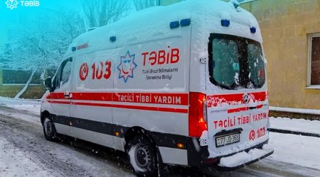 TƏBİB: Машины скорой помощи адаптированы к погодным условиям