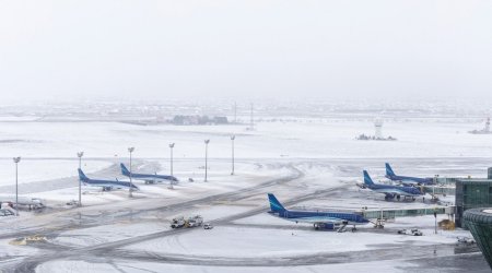 AZAL продолжает полеты, несмотря на непогоду
