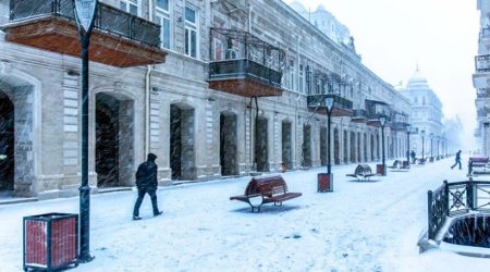 Прогноз погоды на завтра: в Баку и на Абшероне ожидается снег