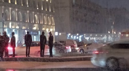 На столичном проспекте просел участок дороги