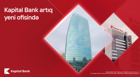Kapital Bank-ın baş ofisi artıq yeni ünvanda