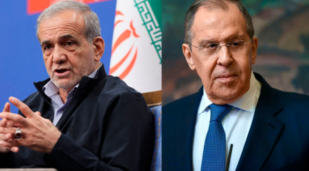 Президент Ирана принял в Тегеране главу МИД РФ