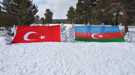 Азербайджан и Турция провели совместные военные учения