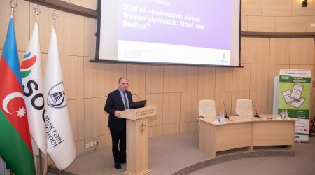 BANM və SOCAR Capital-ın birgə təşkilatçılığı ilə beynəlxalq maliyyə bazarları mövzusunda təqdimat keçirilib