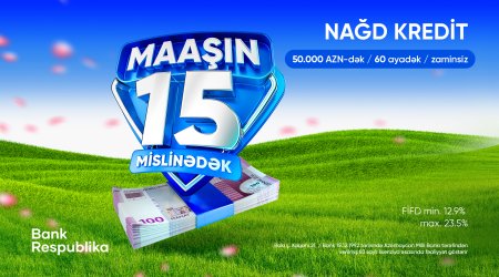 Bank Respublika nağd kreditlər üzrə Novruz kampaniyasına start verir