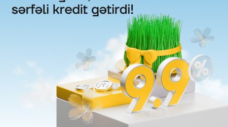 Yelo Bank-dan nağd pul kreditinə bahar endirimi