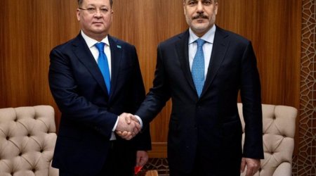 Türkiyə və Qazaxıstan XİN başçıları görüşüb