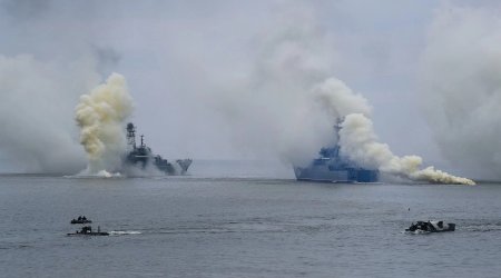 Совместные учения Китая, России и Ирана