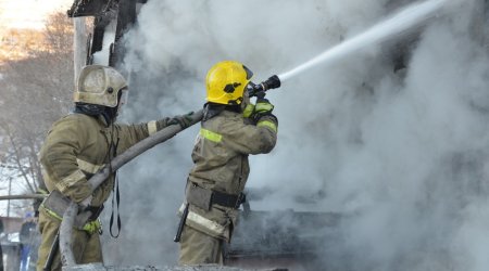 В пятиэтажном доме в Гебеле произошел пожар