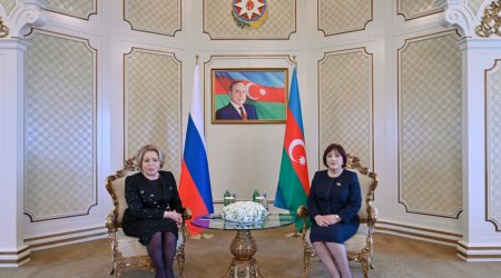 Sahibə Qafarova Valentina Matviyenko ilə görüşüb