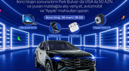 Park Bulvar və VISA-nın təşkilatçılığı ilə keçirilən lotereyanın finalına sayılı günlər qalıb
