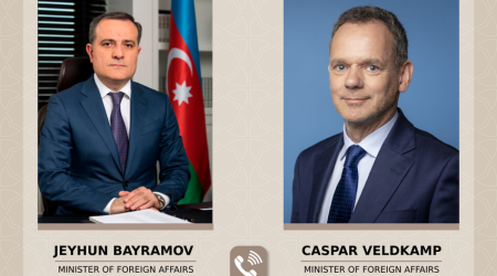 Ceyhun Bayramov Niderland Krallığının xarici işlər naziri ilə telefonla danışıb