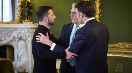 Лидеры Франции, Великобритании и Украины провели переговоры в Париже