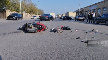 В Кюрдамире водитель мопеда скончался в ДТП