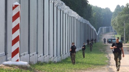 В Польше завершили модернизацию барьера на границе с Беларусью