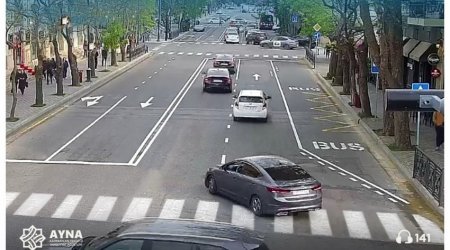 На улице Пушкина выделена спецполоса для общественного транспорта