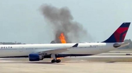 В аэропорту Орландо загорелся самолет