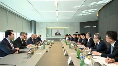 Azerbaijani Economy Minister meets with President of PowerChina Group