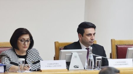 Краткая беседа Гафаровой и Симоняна