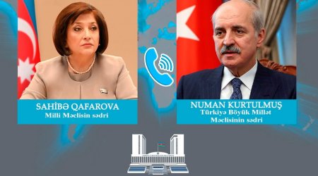 Сахиба Гафарова провела телефонный разговор с Нуманом Куртулмушем