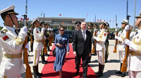 Əliyev və xanımın Çinə səfəri başa çatıb