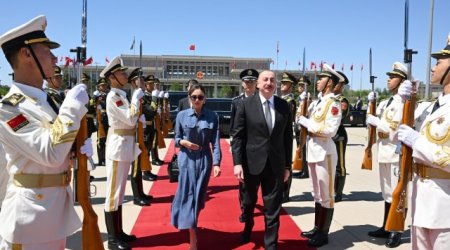 Prezidentinin sosial media hesabında Çinə səfəri ilə bağlı paylaşım edilib
