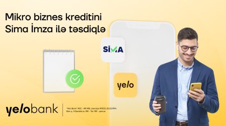 Yelo Bank, SİMA İmza ilə müştərilərə xidmət prosesini sürətləndirir