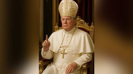 Трамп опубликовал фото в образе Папы Римского
