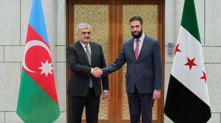 Самир Шарифов встретился в Дамаске с президентом Сирии
