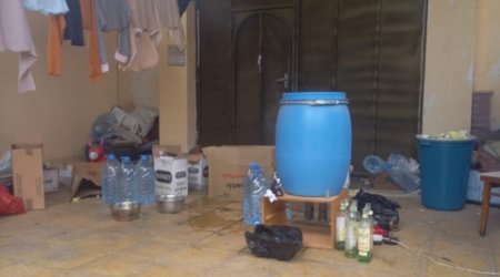 В Гяндже выявлено подпольное производство суррогатного алкоголя