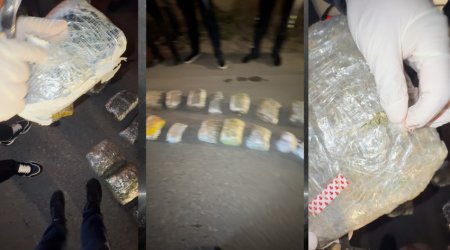 В Абшеронском районе задержанподозреваемый наркокурьер с 19 кг наркотиков