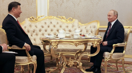 Putin və Si Cinpinin danışıqları 7 saatdan çox davam edib
