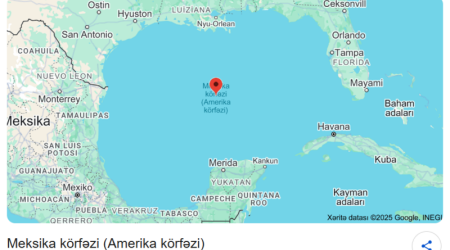 Meksika körfəzinin adı dəyişdirilir