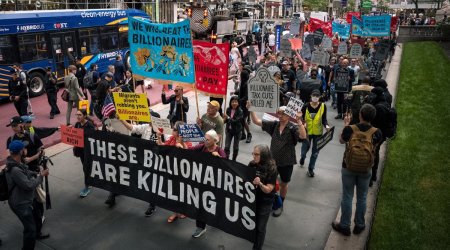 Protesters disrupt Met Gala over Trump and billionaire elite