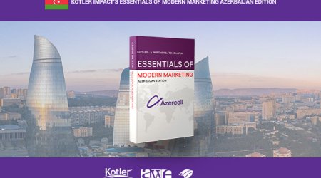 Azercell будет представлен в азербайджанском издании книги Филипа Котлера «Основы современного маркетинга»